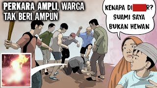TR4G3DI AMPLI MUSHOLA di Babelan, Bekasi - Disangka Maling Motor dan Langsung Diguyur Bensin