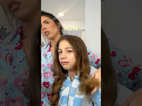 9 year olds hair FLOPS before LEAVING?! 🤧😭#momlife #vlog #hair #grwm
