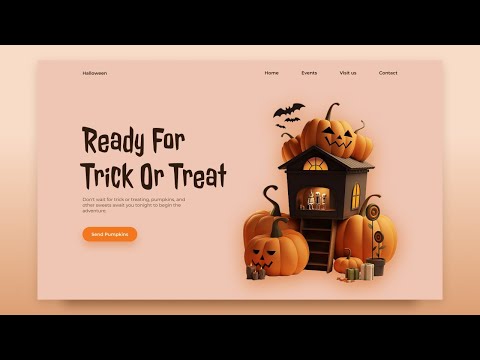 Responsive Halloween Website Design Using HTML CSS And JavaScript