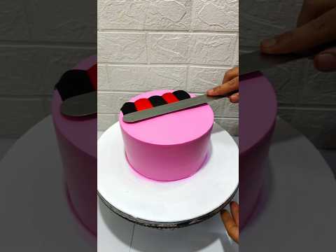 Pink Strawberry Cake Design | Multi Cake #strawberrycake #cake #cakedesign #viralvideo#youtubeshorts