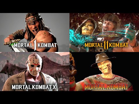 Mortal Kombat - All Guest Characters Fatalities 2011 - 2025 (MK9 - MK1: Conan Update)