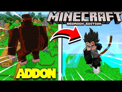 SAIU!!! MELHOR ADDON/MOD DE DRAGON BALL PARA MINECRAFT PE 1.21! (MINECRAFT BEDROCK)