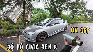 Thiện Red độ pô ON OFF cho Civic Type R FAKE - Mảnh ghép cuối cùng!