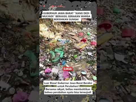 Kang Dedi Mulyadi Bakar Semangat Warga Bersihkan Sungai  #news #shortvideo #jokowi #gibran #prabowo