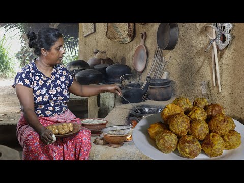 Ash gourd sweet balls 😋A delicious sweet ball recipe with a medicinal drink. village kitchen recipe
