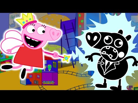 Peppa Pig Fairy Tale story for kids / Peppa scared George