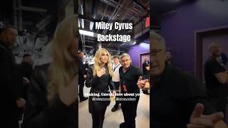 Miley Cyrus Backstage at an Awards Show 👀✨ | #shorts #mileycyrus