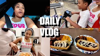 DAILY VLOG: MY SON REALLY SAID THIS TO HIM, & IM FINALLY COOKING LOL, KINDA!