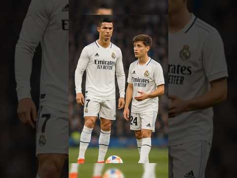 Arda Güler, Ronaldo'dan Topu İstiyor.