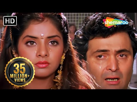 Tere Dard Se Dil Aabad Raha | Kumar Sanu | Rishi Kapoor | Divya Bharti | Dard Bhare Gaane