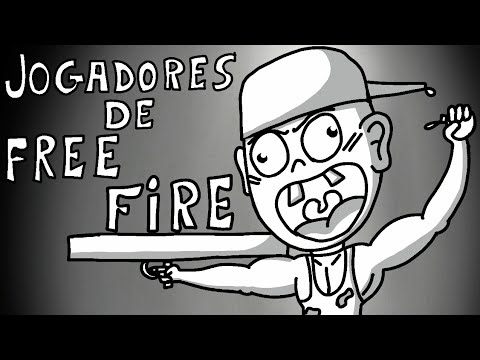 TIPOS DE JOGADORES DE FREE FIRE !!! - ANIMAÇÃO ( FlipaClip )