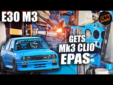 E30 M3 gets Mk3 Clio Electric Power Steering - Column EPAS