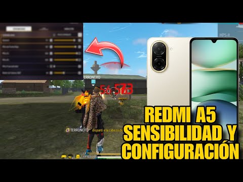 🔴SENSIBILIDAD Y CONFIGURACION XIAOMI REDMI A5 EN FREE FIRE [DAR TODO ROJO] ✅