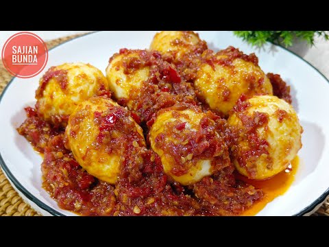 TELUR SAMBAL BAJAK... Enaknya Kebangetan‼️