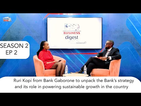 YouTube video thumbnail: Bank Gaborone’s Strategy, its Role in Powering Sustainable Growth, Banking Sector on Liquidity