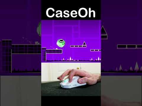 Geometry Dash, But CaseOh eats Stereo Madness! #shorts