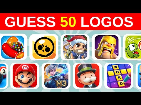 Guess The Logo in 3 seconds | 50 Famous Game Logos | Logo Quiz 2024