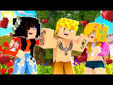 EU FIQUEI MUSCULOSO COM TATUAGENS E ARRASEI NA ESCOLA NO MINECRAFT