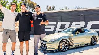 Transforming my R35 GTR at TJ Hunt's NEW WRAP SHOP!