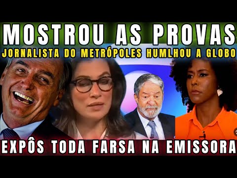 URGENTE JORNALISTA DO METRÓPOLES HUMLHA REDAÇÃO DA GLOBO EXPÕE PROVAS DA FARSA E ACABA COM EMISSORA