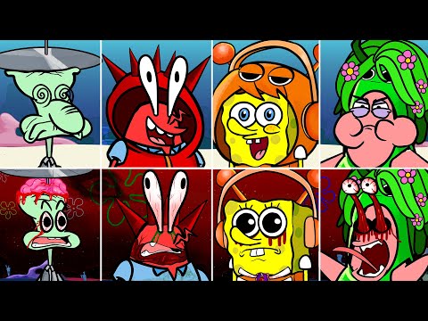 Best SpongeBob House vs Incredibox Sprunki house SAD Music Animation