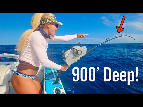 Using a $6,000 Rod & Reel to Fish 900' Deep and Caught THIS!