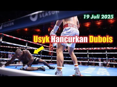 Laga Akbar Tinju! Usyk Kembali Hancurkan Dubois dengan Kejam