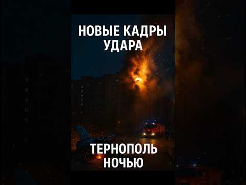 🚨 Ракеты рф х-101 падают на Тернополь: новые кадры прилетов!