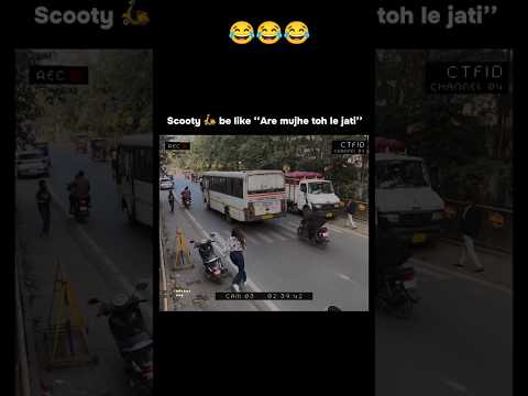 Scooty o be like Are mujhe toh le jati"😂duke390#reaction#funny#rider#kawasaki#shorts #trending