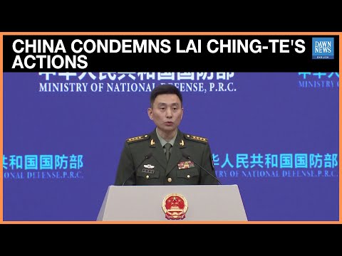 YouTube video thumbnail: China Condemns Taiwan’s Lai Ching-te for U.S. Arms Deal Push