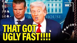 Trump has MELTDOWN at WH Presser on DC TAKEOVER
