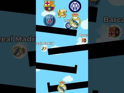 who is gonna be thw winner? #marblesrace #footballteam #usa #realmadrid #barcelona #psg #inter