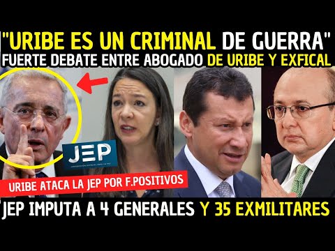 FUERT3 DEBATE ENTRE ABOGADO DE URIBE Y EXFISCAL MONTEALEGRE.JEP IMPUTA A 4 GENERALES.URIBE EN PÁNIC0