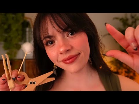 ASMR Stress & Negativity Plucking, Snipping, Pulling (low light, follow my directions, for insomnia)
