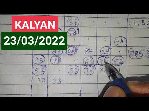 KALYAN 23-03-2022 FIX TRICK WEDNESDAY  MARCH OTC JODI PANNA LINE MATKA TRICK TODAY GAME