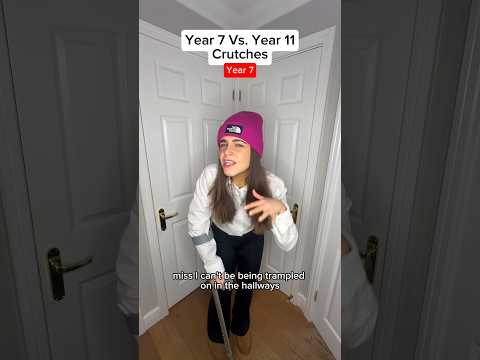 Have you ever been on CRUTCHES? 😂 #shorts