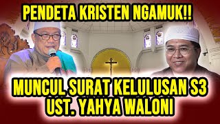 TERBELALAK SEMUA!! Ini Surat Kelulusan Doktoral Ustadz Yahya Waloni