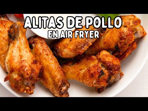 🪽🍗 ALITAS DE POLLO EN FREIDORA DE AIRE | Cómo Hacer Alitas de Pollo Crujientes