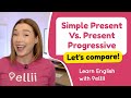 Distinguishing Simple Present and Present Progressive Tenses