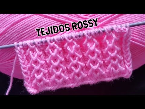 HERMOSO PATRÓN PARA TEJER CHOMPAS CHALECOS SUÉTER A DOS AGUJAS  / TEJIDOS ROSSY #knitting