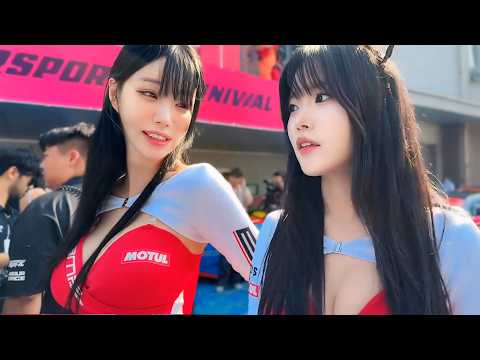 헉..눈나 한국 레이싱 모델이야?