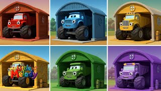 Dump trucks Song  + More Nursery Rhymes & Kids Songs - Little Melody
