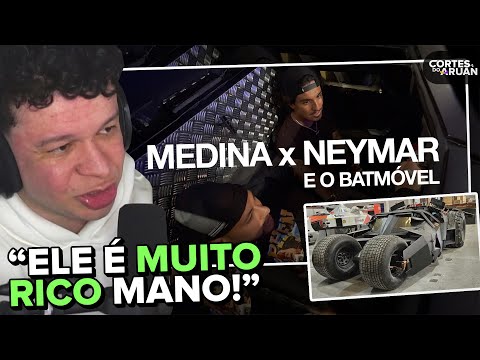 ARUAN REAGE: MEDINA x NEYMAR E O BATMÓVEL (GABRIEL MEDINA) - Cortes do Aruan