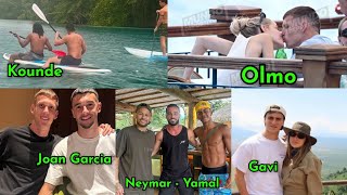 Barcelona holidays ft: Neymar,Lamine Yamal, Joan Garcia,Olmo ,Kounde, Gavi, Raphinha,Araujo,Szczesny