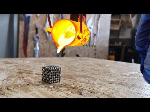 EXPERIMENT: LAVA vs MAGNET BALLS