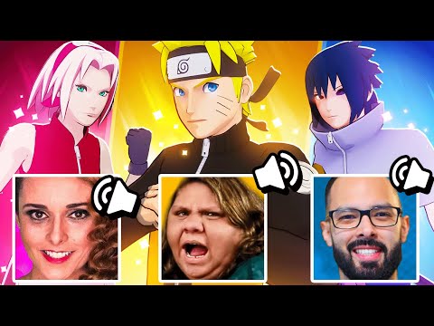 CHAMAMOS OS DUBLADORES DE NARUTO PRA DAR VOZ AS SKINS DO FORTNITE!