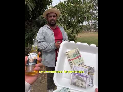 Millonario regala plato lleno de dinero a humilde campesino para salvar a su madrecita 😭 #pepe