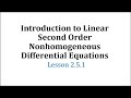 Differential Equations Concepts Review