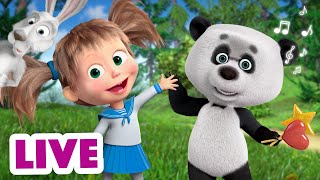 🔴 LIVE! 😉 TaDaBoom English 🥳😜 All you need is a fun! 🎉😂 The Music Masha and the Bear
