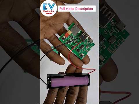 Bluetooth kit ideas 💡 || Bluetooth speaker kit battery point problem || #shorts